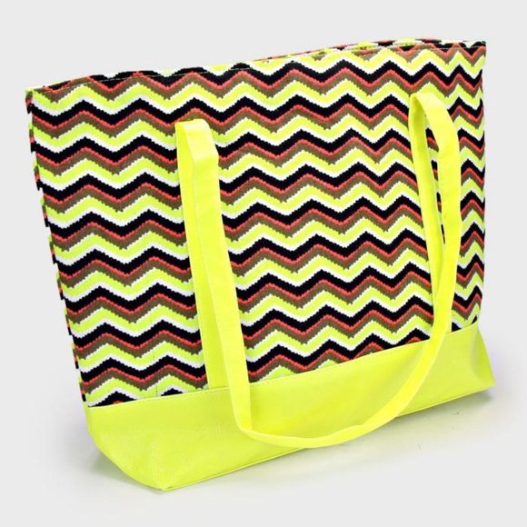 Zig Zag Tote Bag - Picture 1 of 1